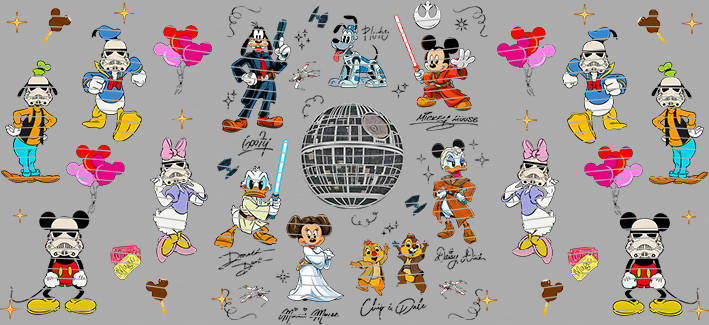 16oz Disney style-D-1984